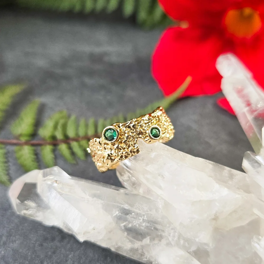 🦋LAST🦋 NWT Tramps+Thieves Vaer Ver 18k Gold Fill Ring